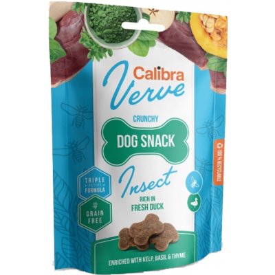 Calibra Dog Verve Crunchy Snack Insect & Fresh Duck 150 g