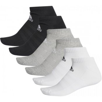 adidas ponožky Performance CUSH LOW 6PP Šedá/biela