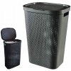 Curver INFINITY RECYCLED 60L, antracit, 44x60x35 cm