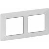 Legrand Slovensko, s.r.o. Valena Life - 754032 - Dvojrámček - Biela/chróm