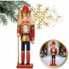 Vianočná figúrka drevený Luskáčik, 30 cm