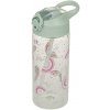 Baagl Tritánová fľaša na pitie so slamkou Dúha 500 ml