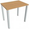 Hobis Pracovný stôl Uni, 80x75,5x60 cm, buk/sivá