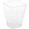 WIMEX s.r.o. Fingerfood pohárik (PS) hranatý číry 58 x 58 x 76 mm 160ml [20 ks]
