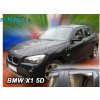 Deflektory - protiprievanové plexi BMW X1 E84 5D 2009 - 2015 (+zadné)