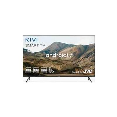 KIVI TV 50U740NB, 50" (127 cm), UHD, Google Android TV, Black, 3840x2160, 60 Hz, , 2x10W, 70 kWh/1000h , BT5, HDMI 4 (50U740NB)