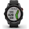 Garmin 010-02539-13 Fénix 7S Solar, Slate Gray, Black Band