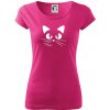 Mačka mňau - Dámske tričko Pure - XL ( Purpurová )