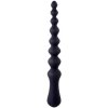 NMC 8.5 Inch Ribbed Silicone Anal Ball Beads Black (111897)