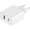Cestovná nabíjačka Xiaomi AD332EU USB / USB-C 33W biela
