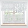 Záclona markizeta, Luka vitrážka metráž, biela 80 cm