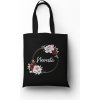 Personal Plátená taška s potlačou - Nevesta Farba: Čierna
