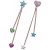 Detské náušnice L.O.L Surprise Hearts & Stars so Swarovski krištáľmi L2014