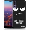 Picasee silikónový čierny obal pre Huawei P20 Pro - Nesiahajte mi na telefón