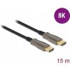 Delock HDMI prepojovací kábel Zástrčka HDMI-A 15 m čierna 84037 8K UHD, pozlátené kontakty HDMI kábel; 84037