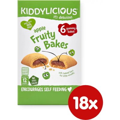 Kiddylicious Koláčiky s jablkovou náplňou 3 x 6 x 22g