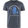 Fjällräven Space T-shirt Print M, Farba NAVY, Veľkosť S