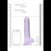 Realistické dildo s semenníkmi - 8 / 21 cm
