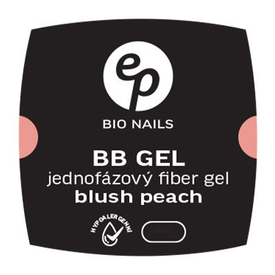 BIO NAILS BB gel FIBER BLUSH PEACH jednofázový hypoalergenní Objemy: 5ml