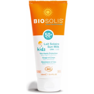 Biosolis Kids mlieko na opaľovanie SPF50+ 100 ml