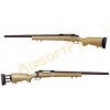 Snow Wolf Airsoft sniper M24 - piesková FDE (SW-04T) + UPGRADE 150m/s zdarma