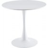 Moderný stôl 80x80 cm okrúhly biely 41210 CM-328761
