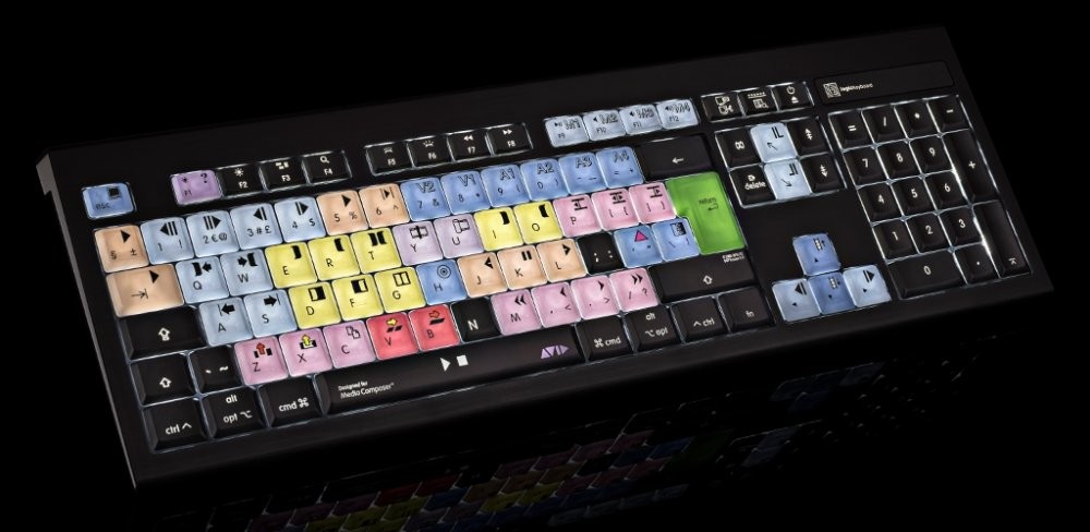 Logickeyboard AVID Media Composer keyboard ASTRA 2 (Mac)
