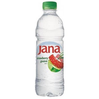 Jana Minerálna voda ochutená jahoda a guava 0,5 l