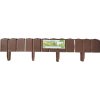 Záhradná palisáda STELLA GREEN 10,5 cm / 3,14 m hnedá 4 ks