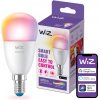LED žiarovka E14 guľka P45 4,9W = 40W 470lm 2200-6500K RGB + TW Smart SMART WiFi Bluetooth App WiZ