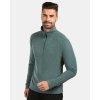 KILPI ALMERI-M Zelená pánska fleecová mikina - 4XL