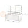 Cukrárska vitrína chladiaca, čelné sklo rovné, výklopné 1390x890x1460 mm | RAPA, C-A