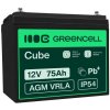 Green Cell Bezúdržbová batéria Green Cell AGM25 12V 75Ah VRLA