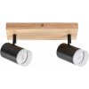 RABALUX 73122 Toras stropné bodové svietidlo/spot 2xGU10 svetlé drevo, čierna