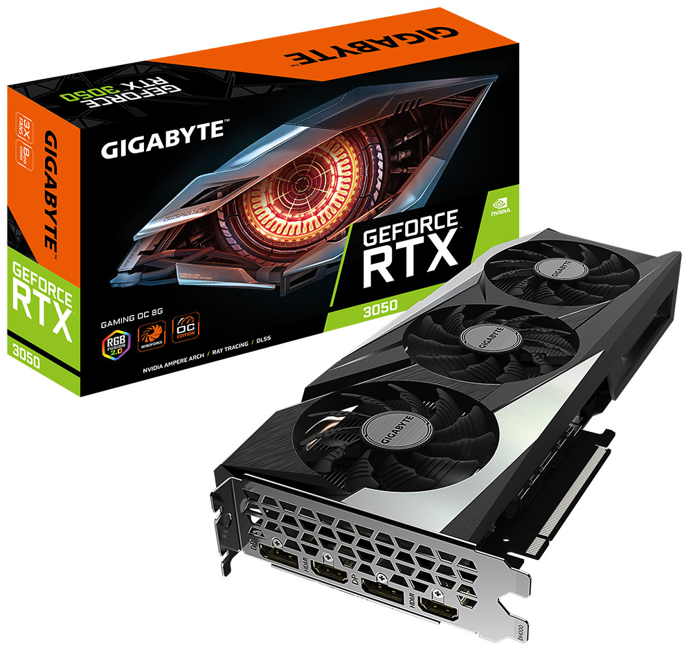 Gigabyte GV-N3050GAMING OC-8GD