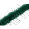 Všívacia odevná / dekoračná kožušina s dlhým chlpom šírka 6 cm - 1 m 7 zelená malachitová
