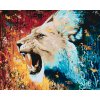 ZUTY Maľovanie podľa čísel - LEV A FARBY Rámovanie: bez rámu a bez vypnutia plátna, Rozmer: 80x100 cm