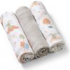 BabyOno Plienky mušelínové Super soft Šedá 3 ks