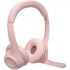 Logitech Zone 300 - Náhlavní souprava - náhlavní - Bluetooth - bezdrátový - ru?ová 981-001412