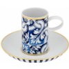 Vista Alegre - šálka 0,1l + podšálka na Espresso -Transatlântica