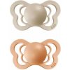 Bibs Couture anatomické cumlíky silikon 2ks Vanilla / Peach