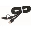Gembird CC-USB2-AMLM2-1M USB Lightning 8-pin/Micro USB, 1m, černý