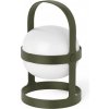 Solárna lampa Soft Spot 18,5 cm olivová