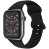 mobilNET silikónový remienok na Apple Watch, 38-41mm (S), čierny