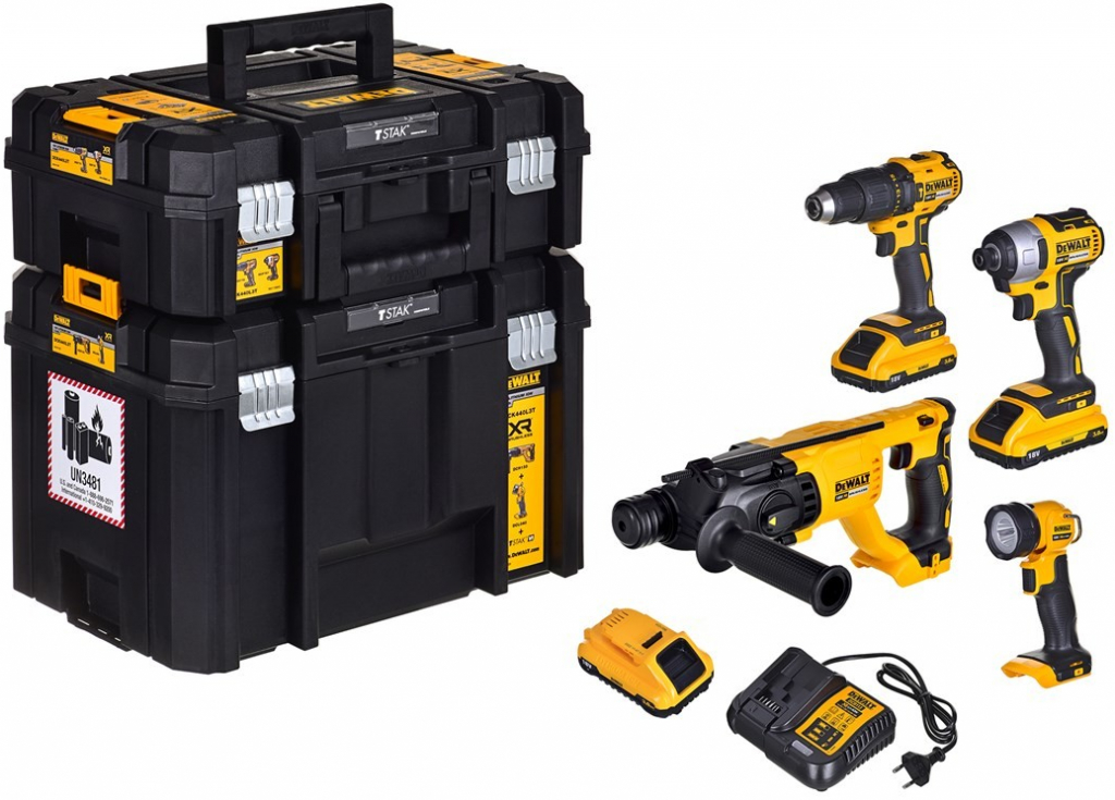 DEWALT DCD778+DCF787+DCH033+DCL040