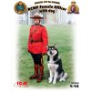 ICM RCMP Female Officer with dog 1/16