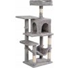 Aga Škrabadlo pre mačky 36x46x110 cm Sivé