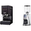 Gaggia New Classic E24 BC, black + Eureka Atom Specialty 75, chrome