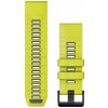 Garmin Silikónový remienok QuickFit 26, Amp Yellow/ Graphite Náhradný remienok na Garmin hodinky QuickFit