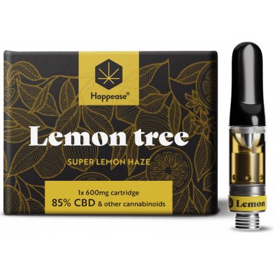 Happease Cartidge 85% CBD 600 mg Lemon tree 1 ks